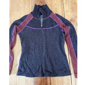 Women's Prana Wool 1/4 Zip Sweater